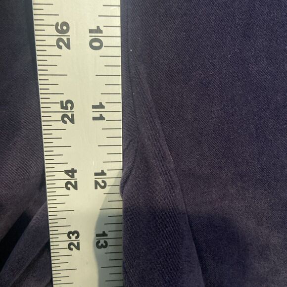 VINTAGE Faux Suede Violet Pants Size Medium Trousers Dress Pants Size 10 - Picture 4 of 6